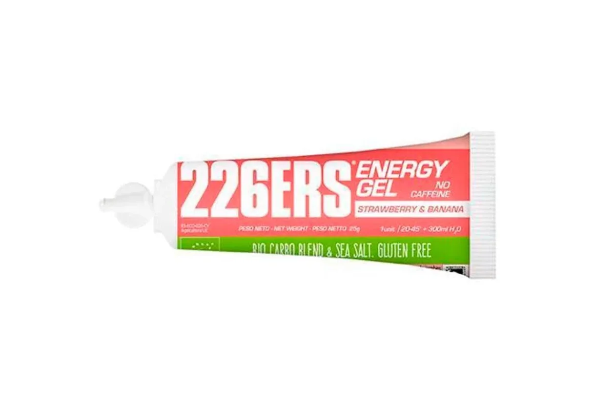 226ERS-ENERGY GEL BIO 25GR NO CAFFEINE STRAWBERRY&BANANA - Imagen 2