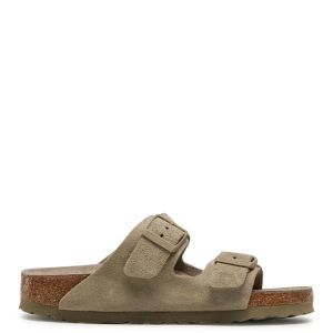 Birkenstock Arizona de Ante Verdes Mujer