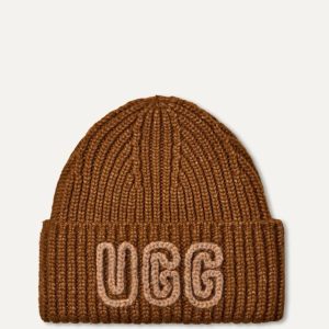 Gorro UGG Chunky Crafted Rib Marrón Mujer