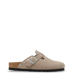 Birkenstock Boston Rivets Beiges Mujer