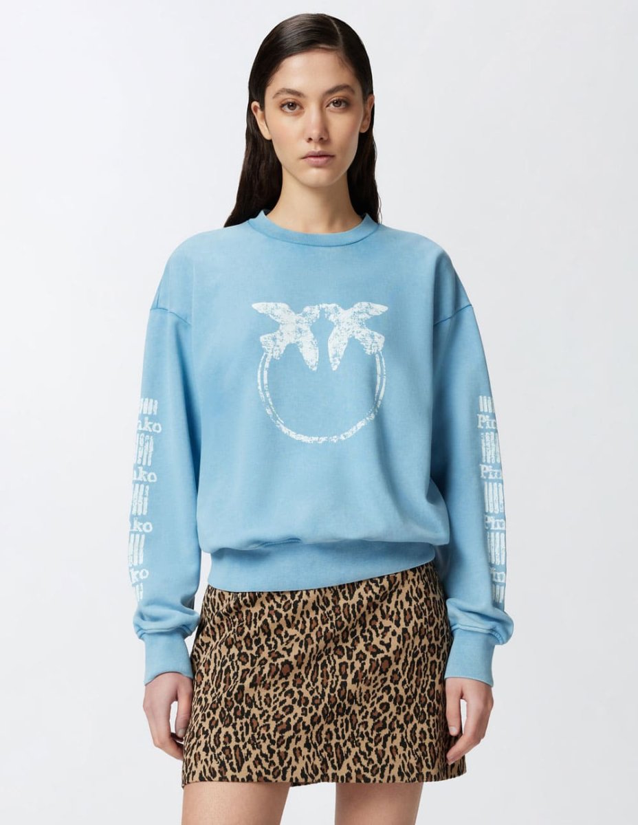 Sudadera Pinko con Logo Azul Mujer - Imagen 4
