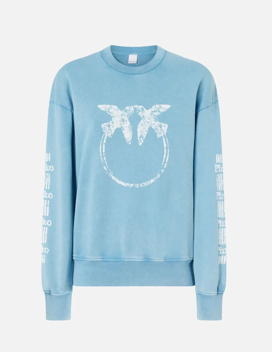 Sudadera Pinko con Logo Azul Mujer - Imagen 2