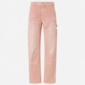 Pantalón Vaquero Pinko Desgastado Naranja Mujer