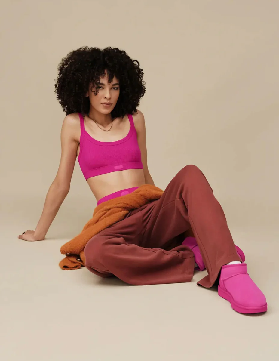 Botas UGG Classic Ultra Mini Rosas Mujer - Imagen 9