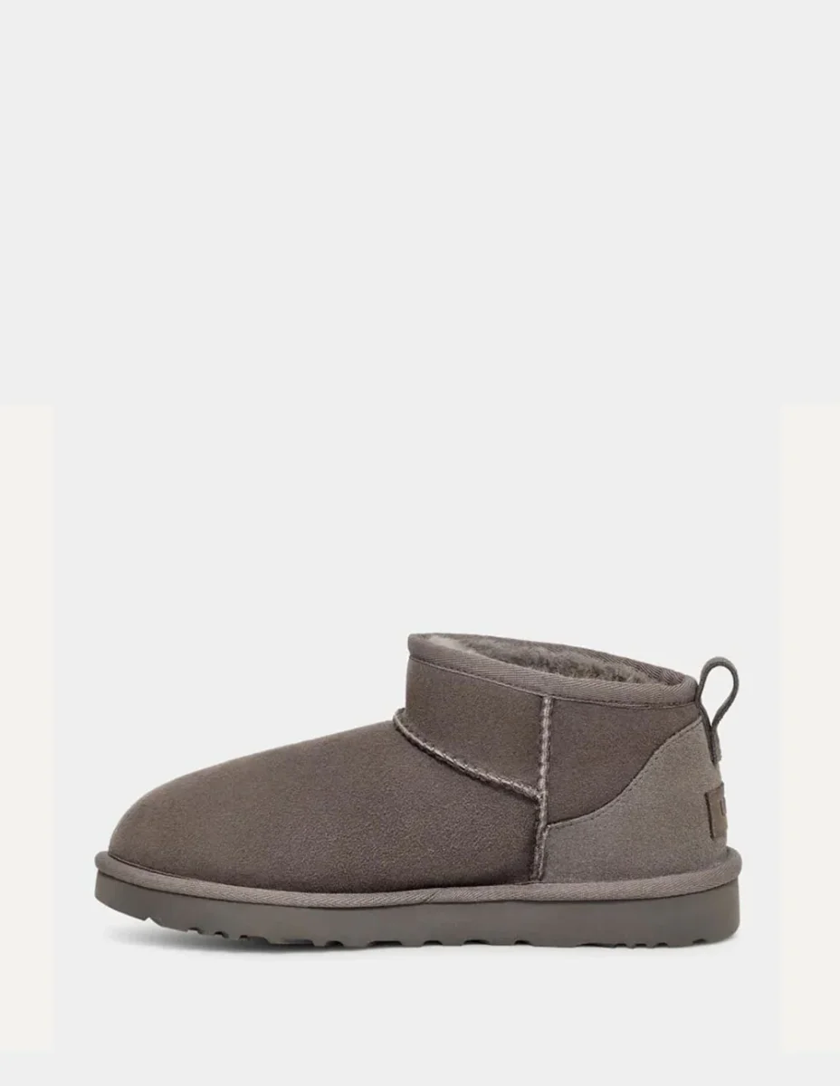 Botas UGG Classic Ultra Mini Grises Mujer - Imagen 3