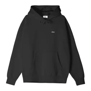 Sudadera con Capucha Obey Dalmation Negra Unisex