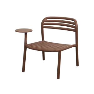 Bliss sillón lounge con mesa lateral, derecha