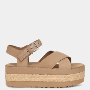 Sandalias UGG Aubrey Platform Beiges Mujer