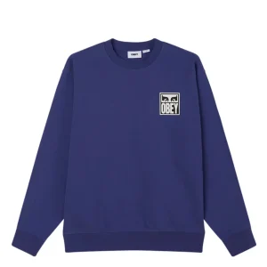 Sudadera Obey Eyes Icon II Azul Unisex
