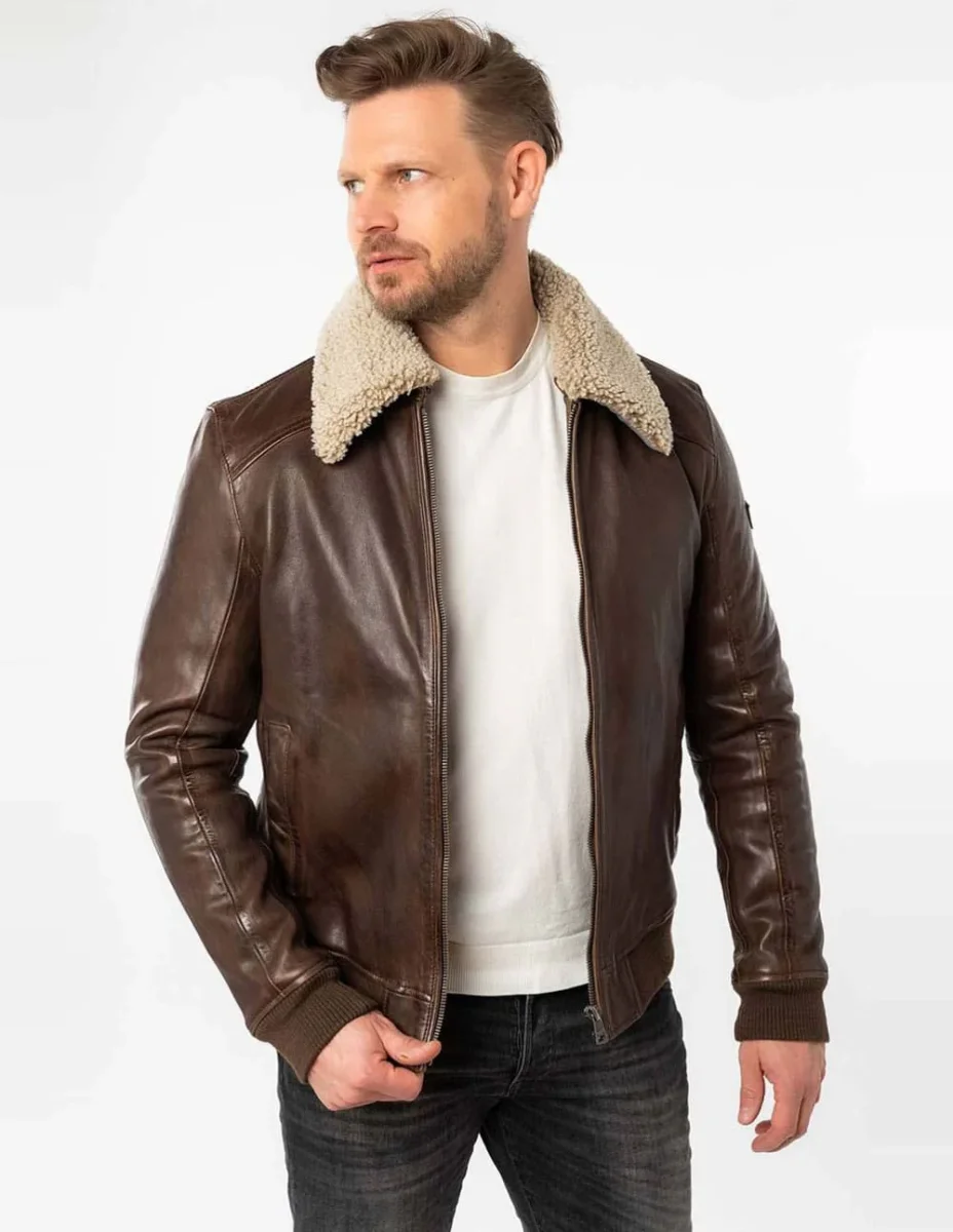 Cazadora Mauritius Brovig Marrón Hombre - Imagen 3
