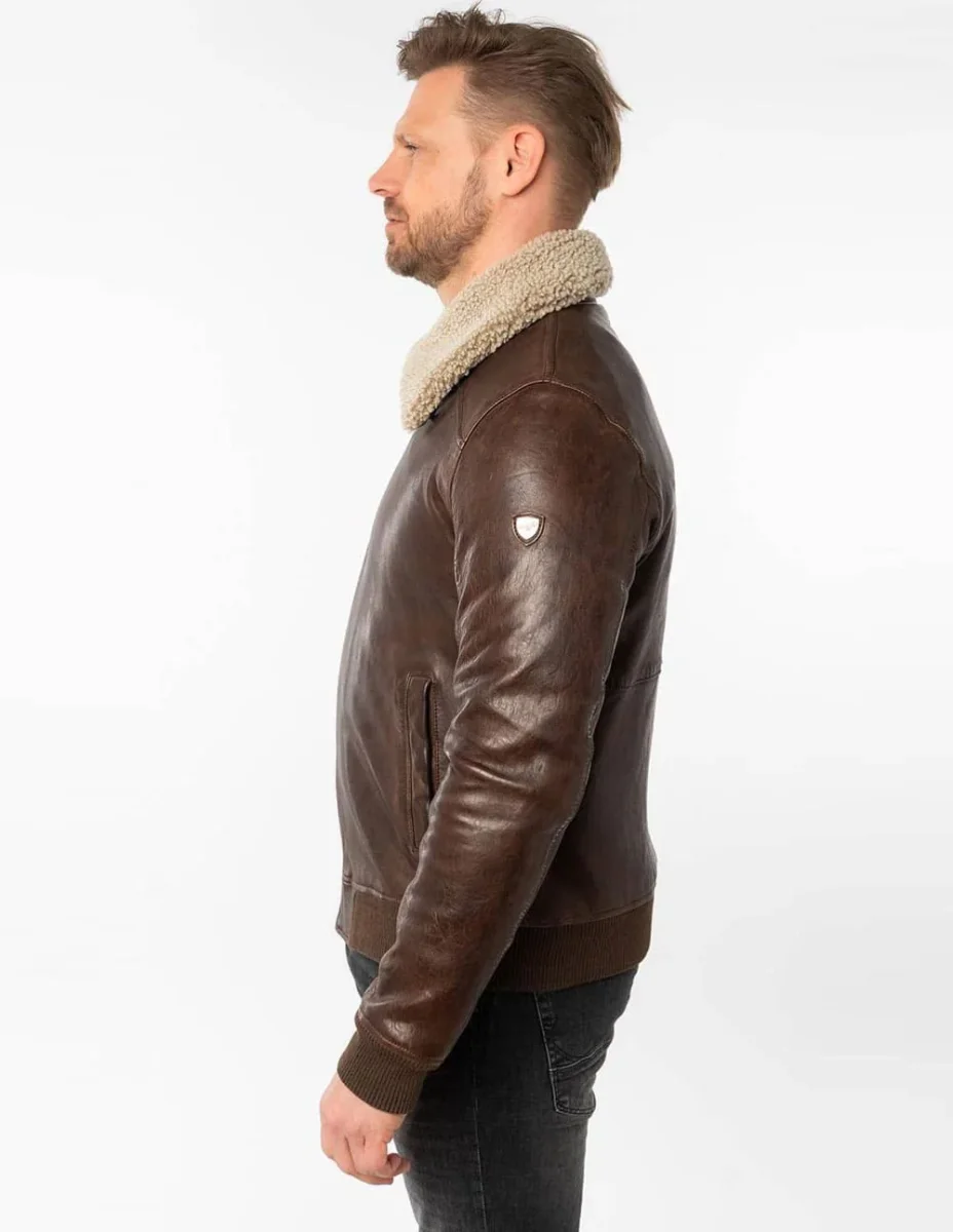 Cazadora Mauritius Brovig Marrón Hombre - Imagen 6