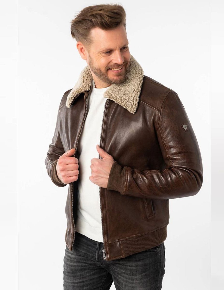Cazadora Mauritius Brovig Marrón Hombre - Imagen 5