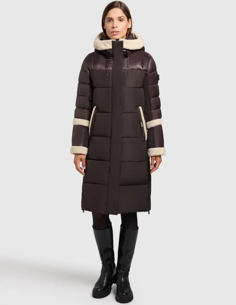 Abrigo Khujo Desna2 Morado Mujer - Imagen 2