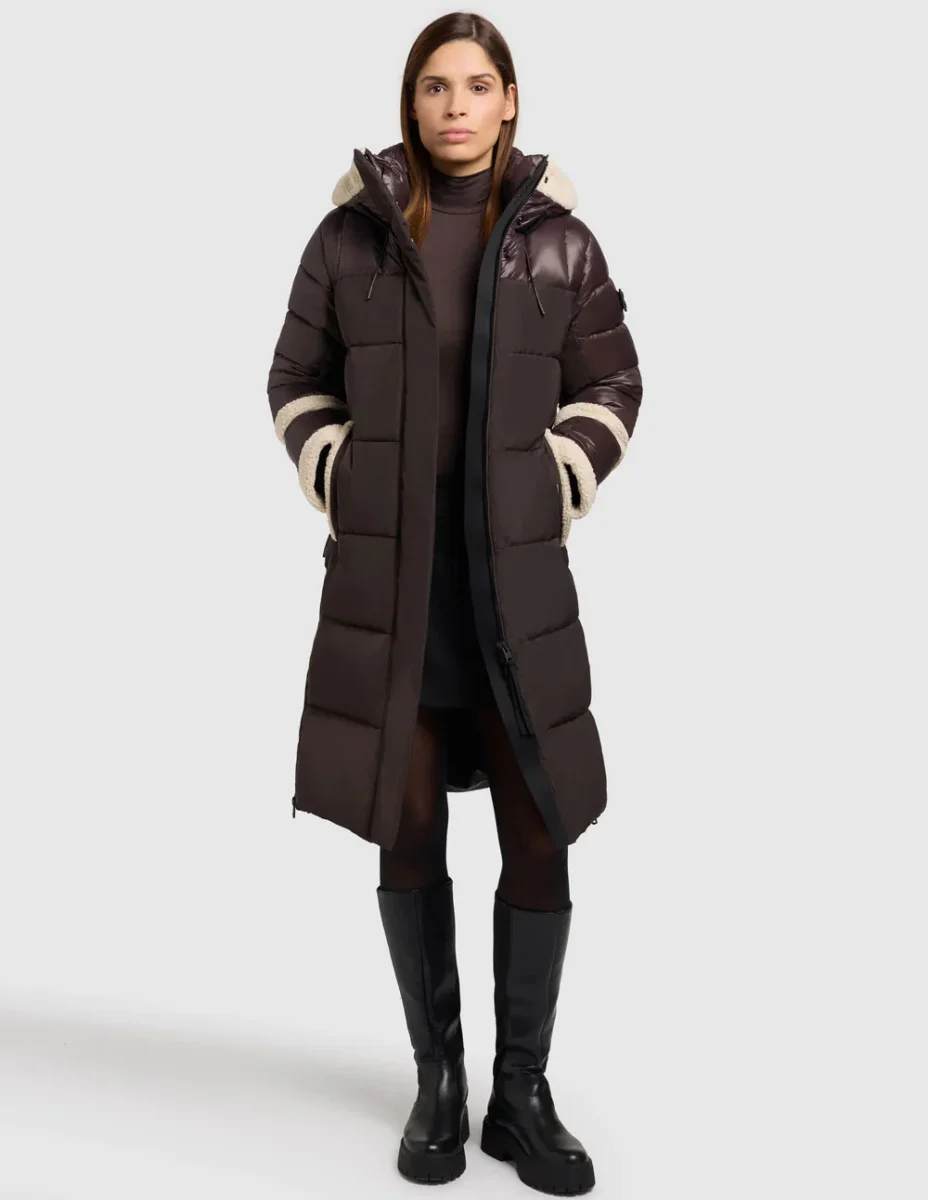 Abrigo Khujo Desna2 Morado Mujer - Imagen 3