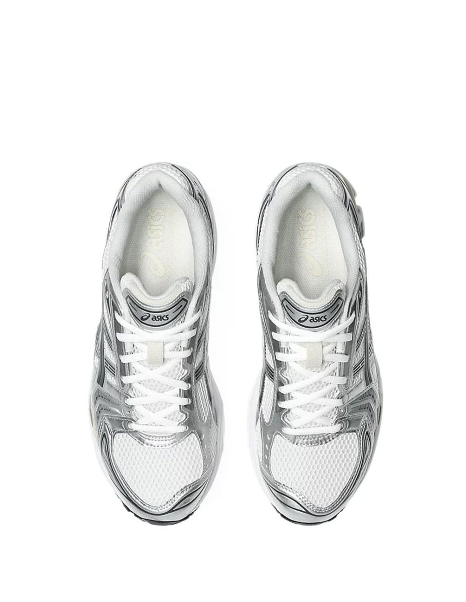 Asics Gel-Kayano 14 Blancas y Grises Unisex - Imagen 7