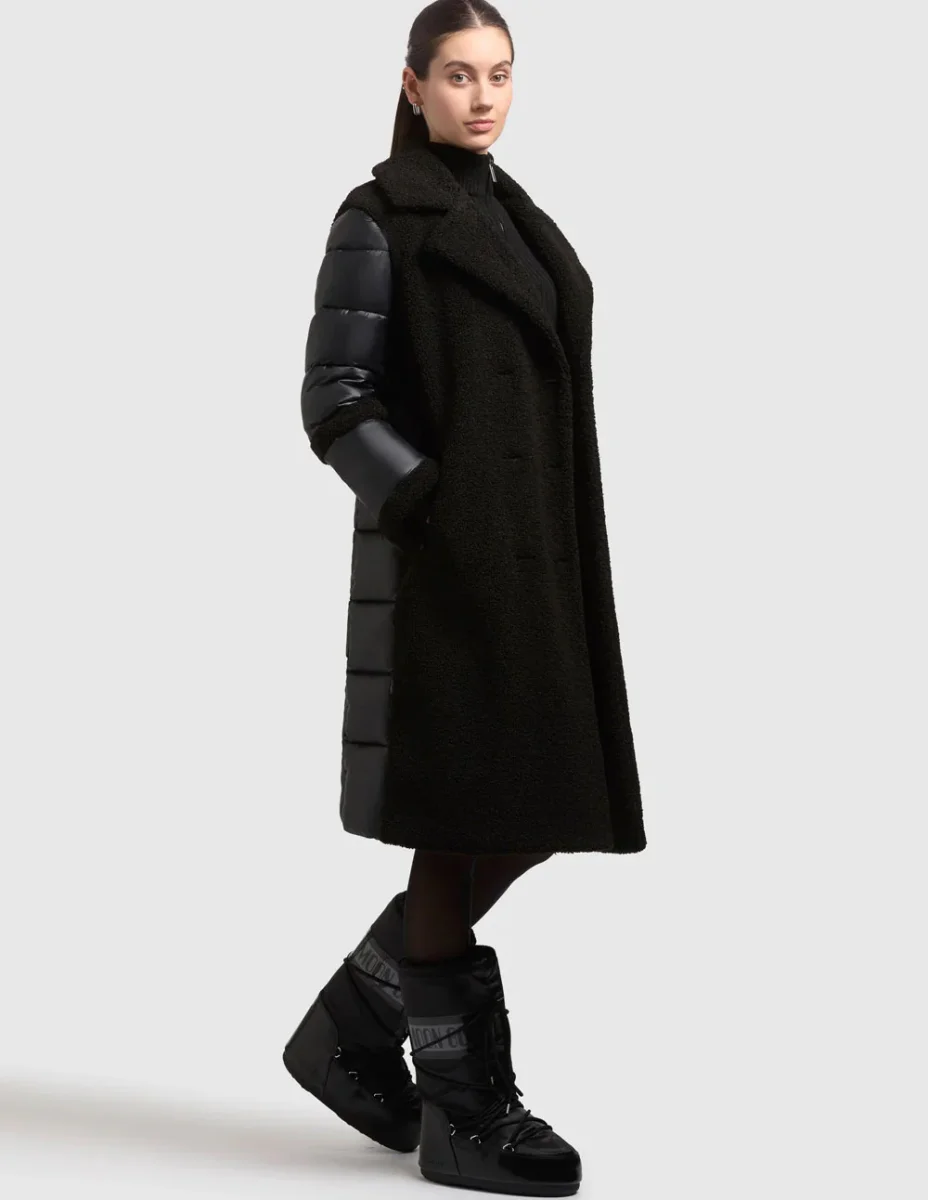 Abrigo Khujo Kalmia Negro Mujer - Imagen 9