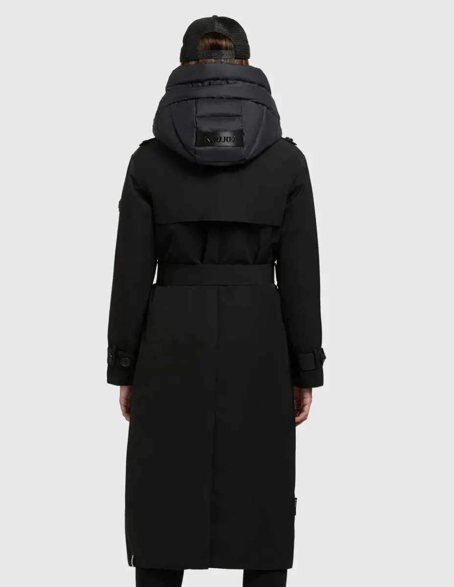 Abrigo Khujo Elena Negro Mujer - Imagen 5