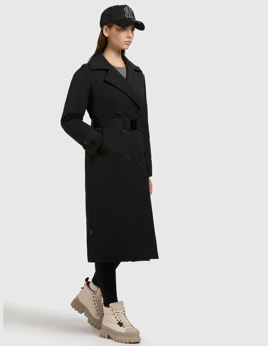 Abrigo Khujo Elena Negro Mujer - Imagen 7