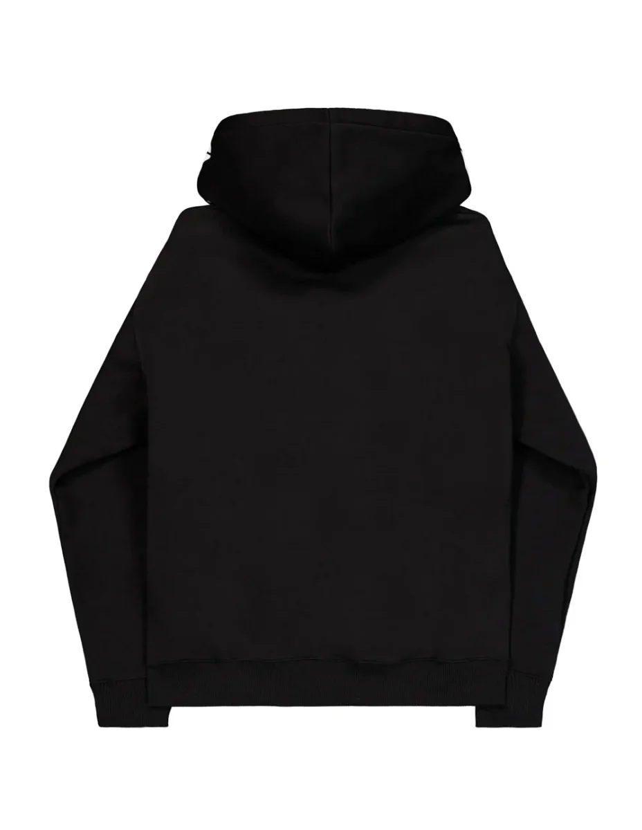 Sudadera con Capucha Alpha Industries Negra Hombre - Imagen 3