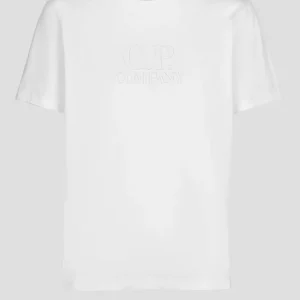 Camiseta C.P. Company con Logo Blanca Hombre