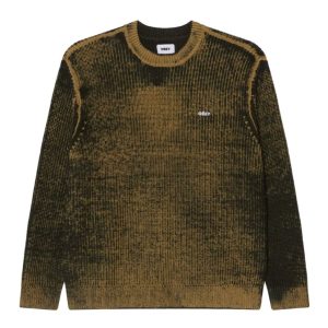 Jersey Obey Spray Effect Marrón Hombre