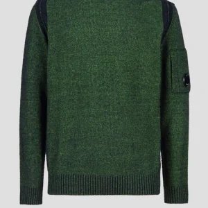 Jersey C.P. Company Fleece Knit Verde Hombre