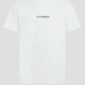 Camiseta C.P. Company con Logo Blanca Hombre