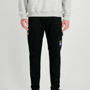 Pantalón Alpha Industries Petro Patch Negro Hombre