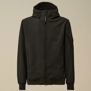 Chaqueta C.P.Company Shell-R con Capucha Negro Hombre