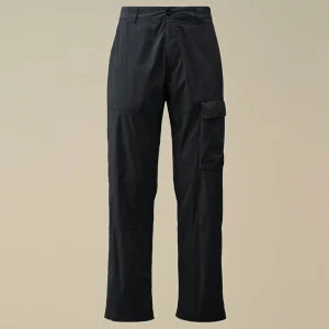 Pantalón C.P. Company 50 Fili Strech Zip Loose Azul Hombre
