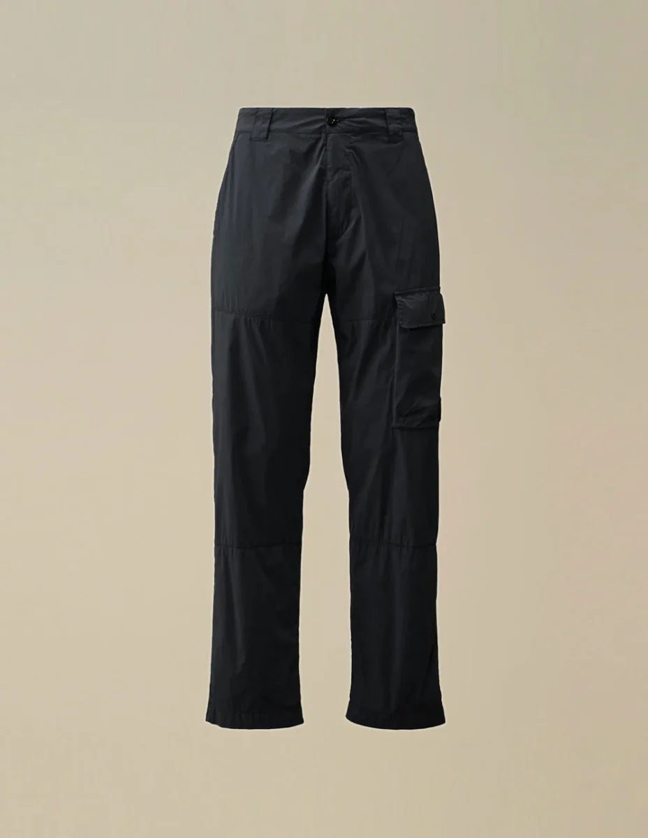 Pantalón C.P. Company 50 Fili Strech Zip Loose Azul Hombre
