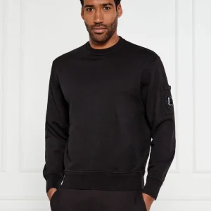 Sudadera C.P. Company Fleece Lens Negra Hombre