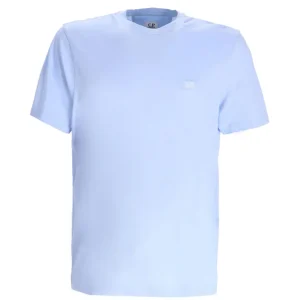 Camiseta C.P. Company Logo Patch Azul Hombre
