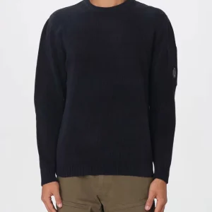 Jersey C.P. Company Cotton Chenille Azul Unisex