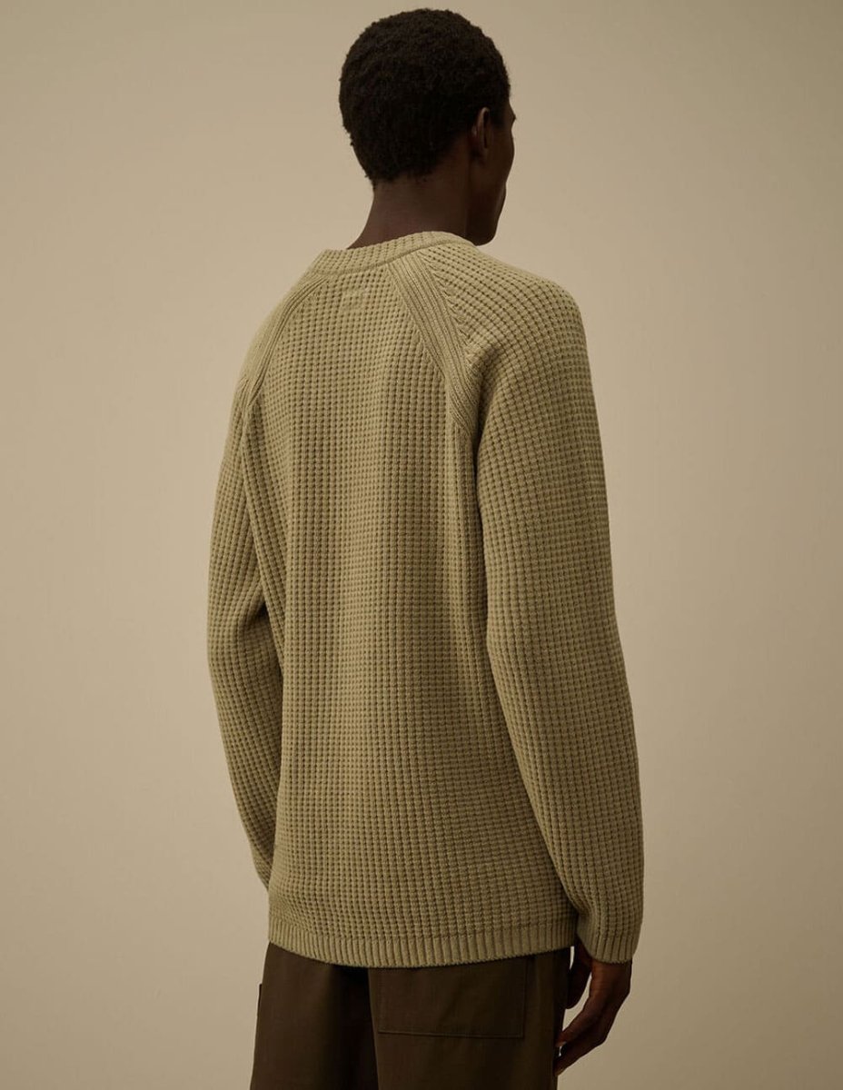 Jersey C.P. Company Cotton Chenille Lens Marrón Hombre - Imagen 5