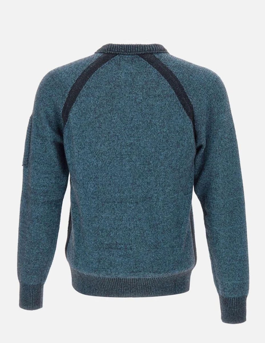 Jersey C.P. Company Fleece Knit Crewneck Azul Hombre - Imagen 5