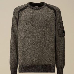 Jersey C.P. Company Fleece Knit Crewneck Gris Hombre