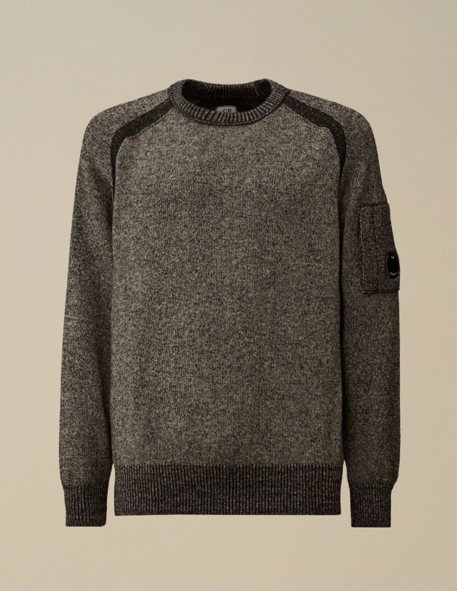 Jersey C.P. Company Fleece Knit Crewneck Gris Hombre