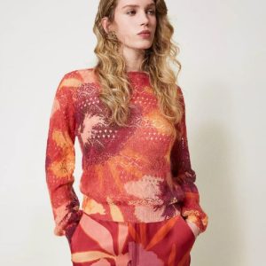 Jersey TWINSET de Lana y Mohair Multicolor Mujer