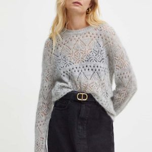 Jersey TWINSET De Mohair Gris Mujer