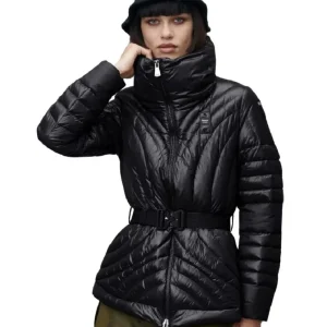 Chaqueta Acolchada Blauer USA Angell Negra Mujer