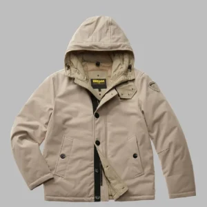 Chaqueta Blauer USA Andrew de Neopreno Beige Hombre