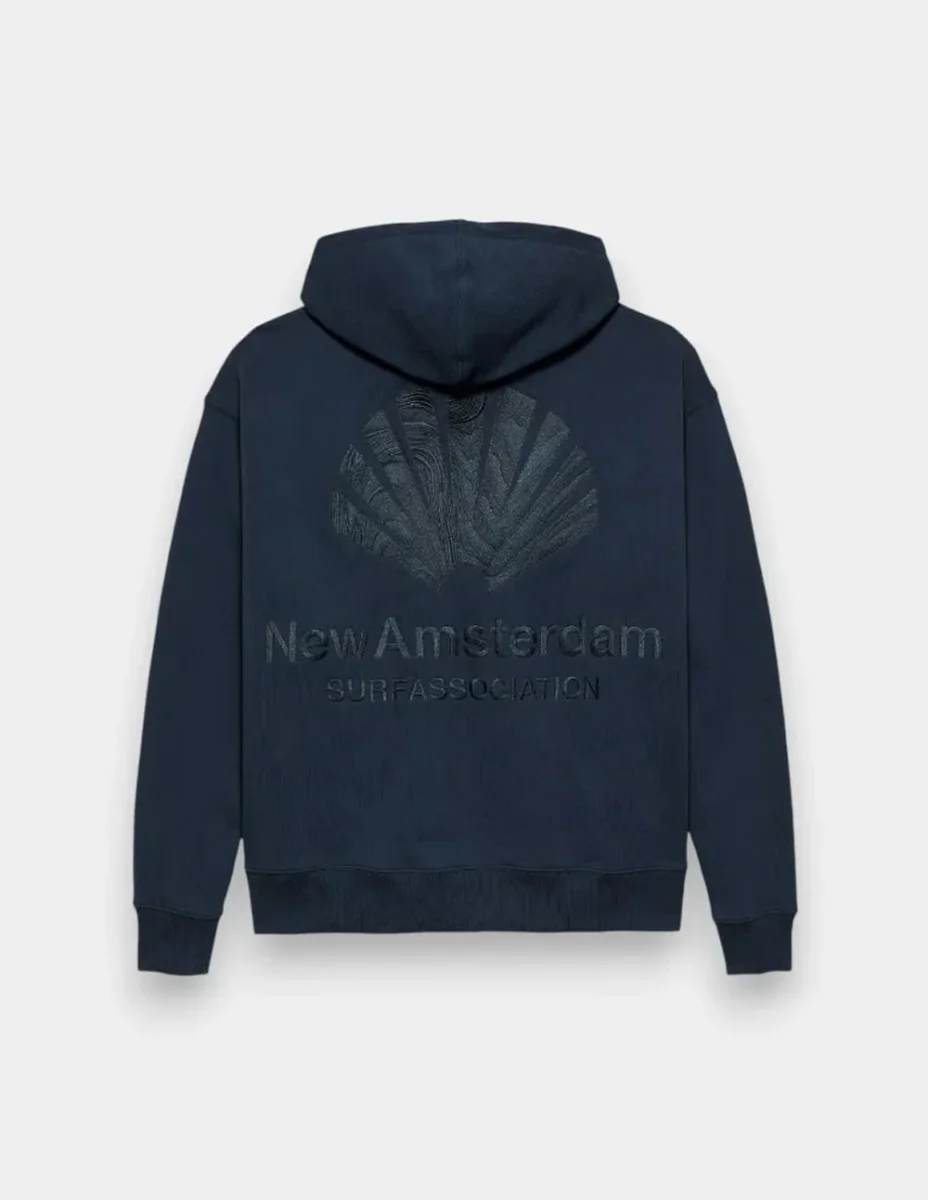 Sudadera con Capucha New Amsterdam Logo Azul Unisex - Imagen 3
