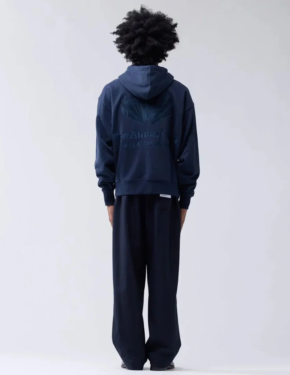 Sudadera con Capucha New Amsterdam Logo Azul Unisex - Imagen 5