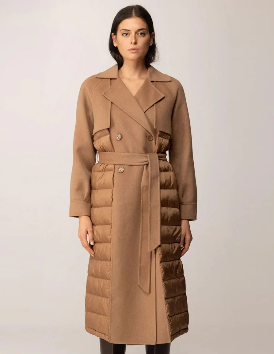 Abrigo TWINSET con Doble Boton Marrón Mujer - Imagen 3