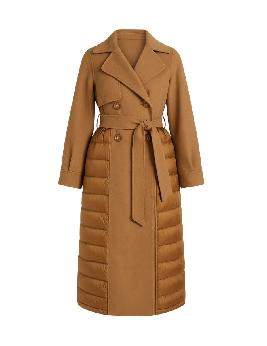 Abrigo TWINSET con Doble Boton Marrón Mujer - Imagen 6