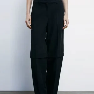 Pantalón Patrizia Pepe Baggy Negro Mujer