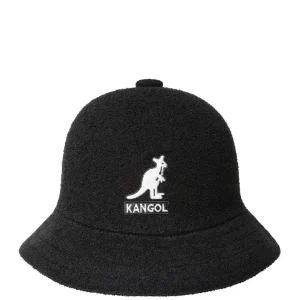 Sombrero Kangol con Logo Grande Negro Unisex