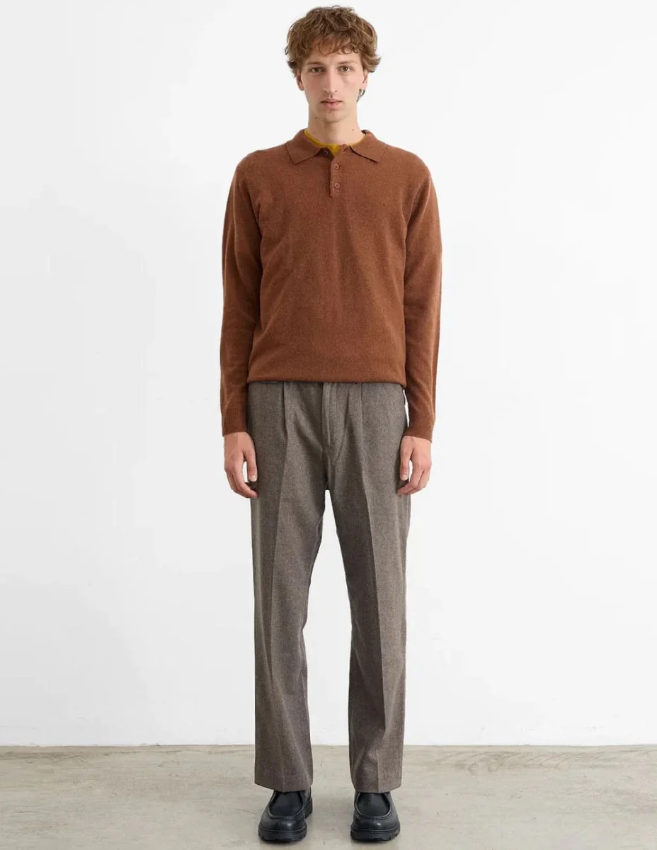 Pantalón Edmmond Studios Jack Marrón Hombre - Imagen 5