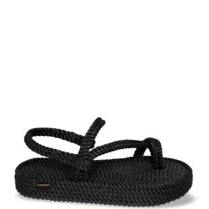 BOHONOMAD Hawaii Platform Sandals Negras Mujer